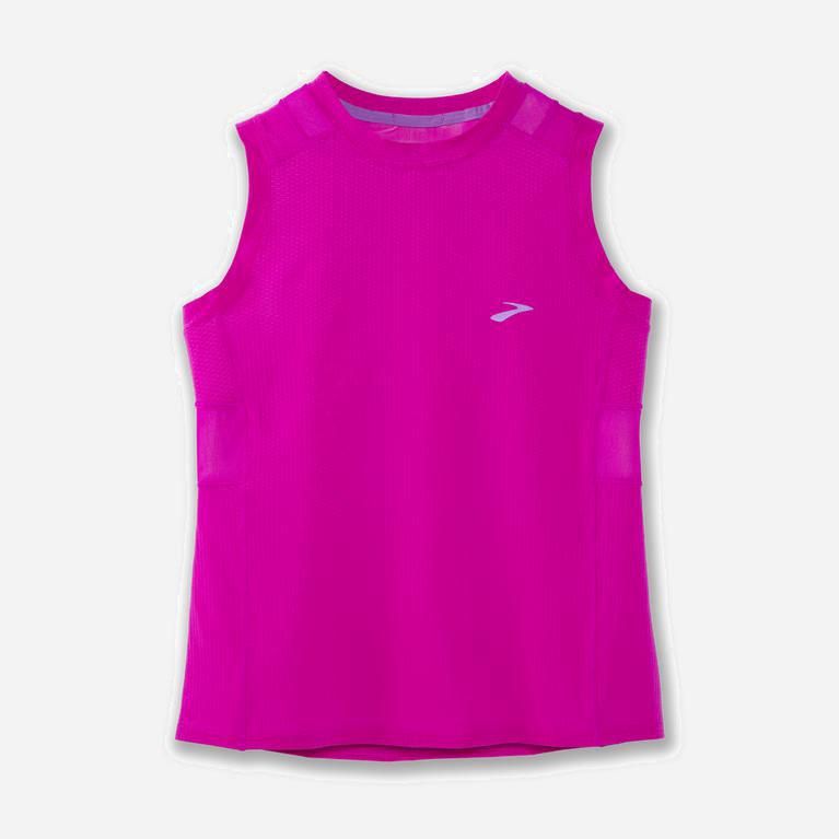 Brooks Atmosphere Hardlooptanktop voor Dames Purper (GEHSL-1489)